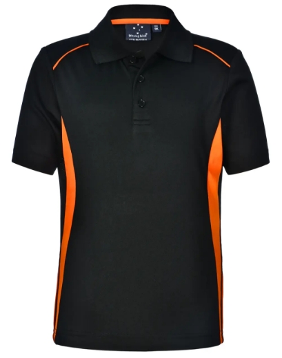 Picture of Winning Spirit, Kids Cooldry S/S Contrast Interlock Polo